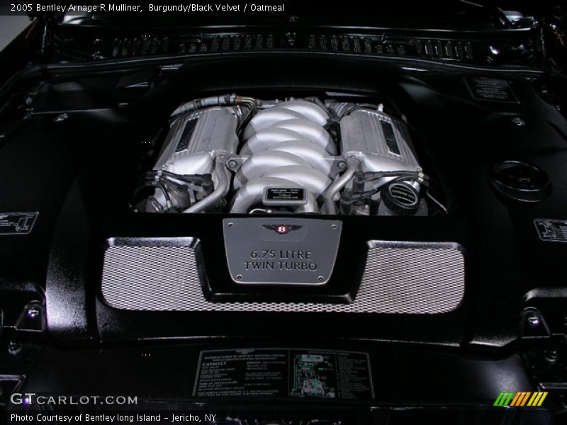 Burgundy/Black Velvet / Oatmeal 2005 Bentley Arnage R Mulliner