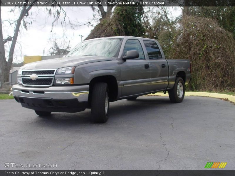 Graystone Metallic / Dark Charcoal 2007 Chevrolet Silverado 1500 Classic LT Crew Cab 4x4