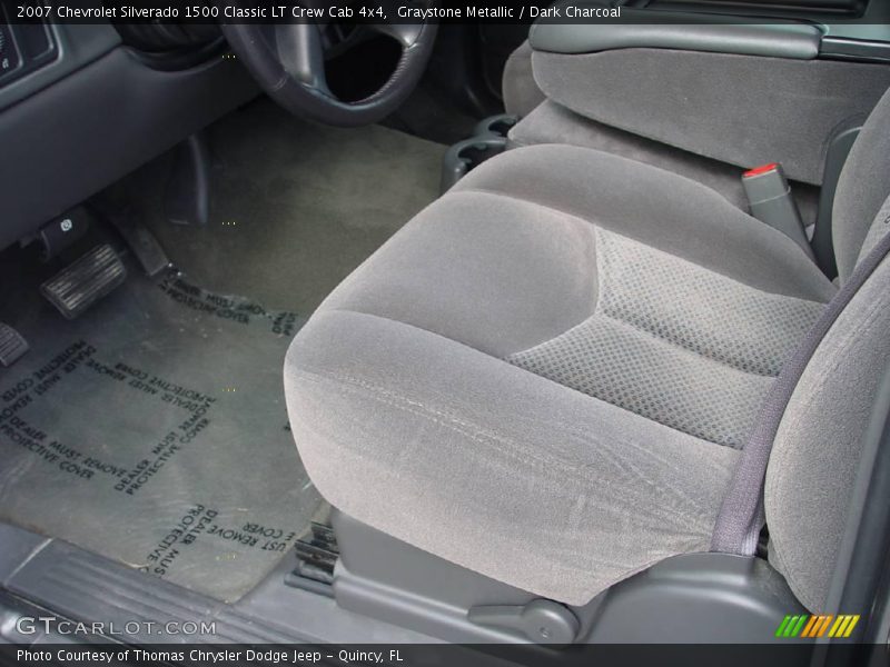 Graystone Metallic / Dark Charcoal 2007 Chevrolet Silverado 1500 Classic LT Crew Cab 4x4