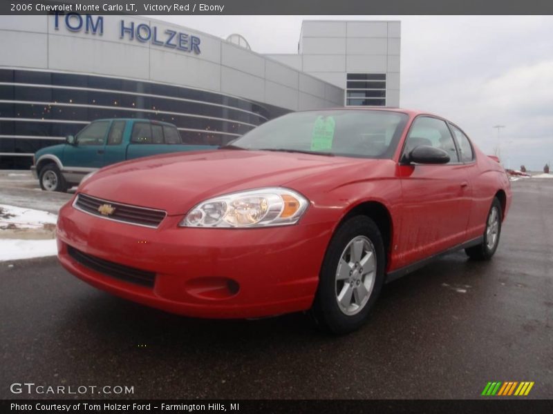 Victory Red / Ebony 2006 Chevrolet Monte Carlo LT