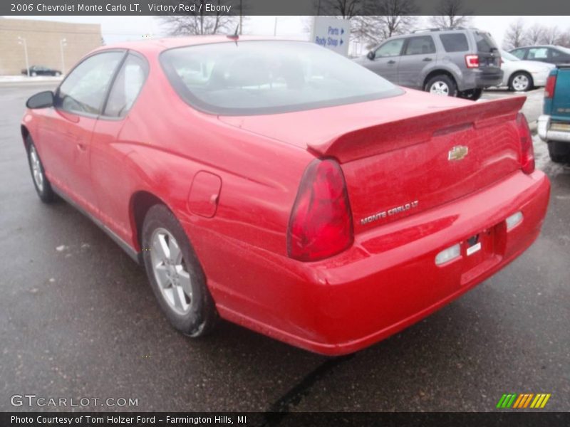Victory Red / Ebony 2006 Chevrolet Monte Carlo LT
