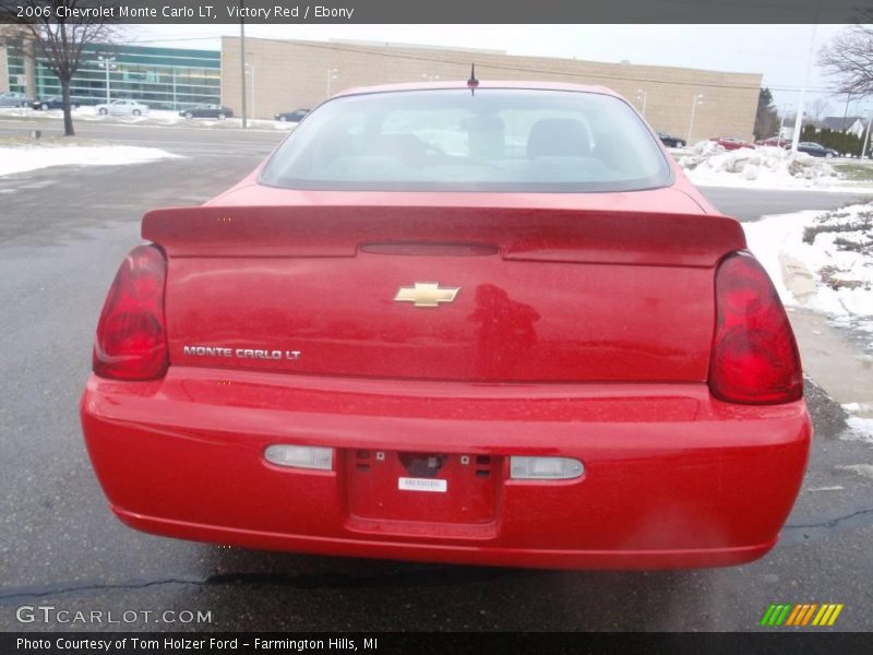 Victory Red / Ebony 2006 Chevrolet Monte Carlo LT