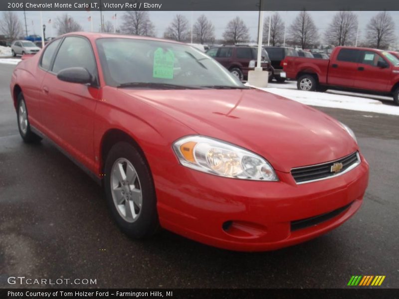 Victory Red / Ebony 2006 Chevrolet Monte Carlo LT