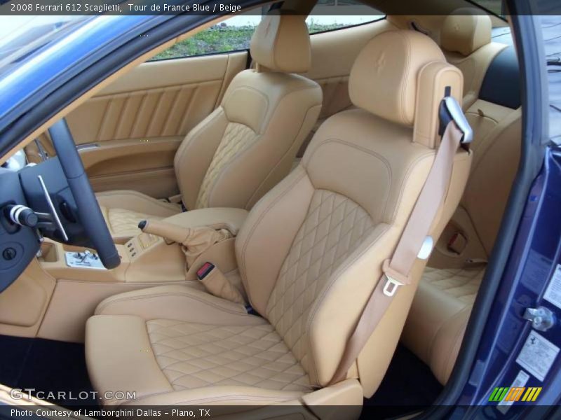  2008 612 Scaglietti  Beige Interior