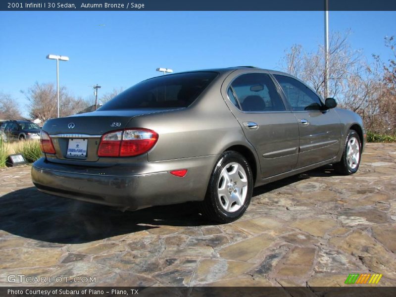 Autumn Bronze / Sage 2001 Infiniti I 30 Sedan