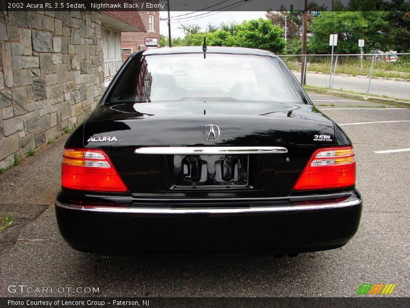 Nighthawk Black / Ebony 2002 Acura RL 3.5 Sedan