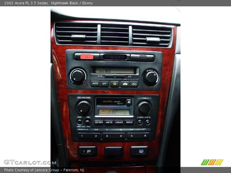 Nighthawk Black / Ebony 2002 Acura RL 3.5 Sedan