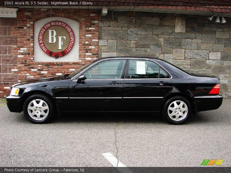Nighthawk Black / Ebony 2002 Acura RL 3.5 Sedan