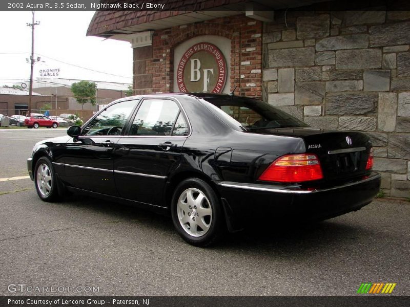 Nighthawk Black / Ebony 2002 Acura RL 3.5 Sedan