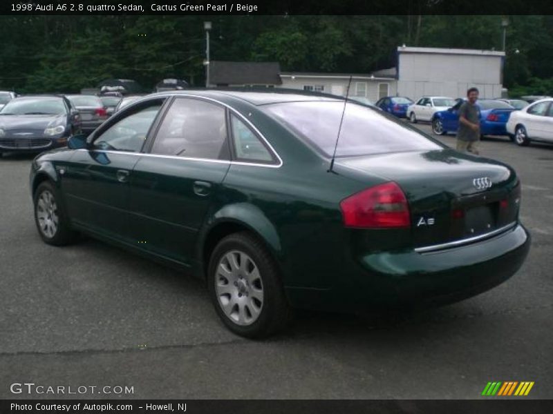 Cactus Green Pearl / Beige 1998 Audi A6 2.8 quattro Sedan