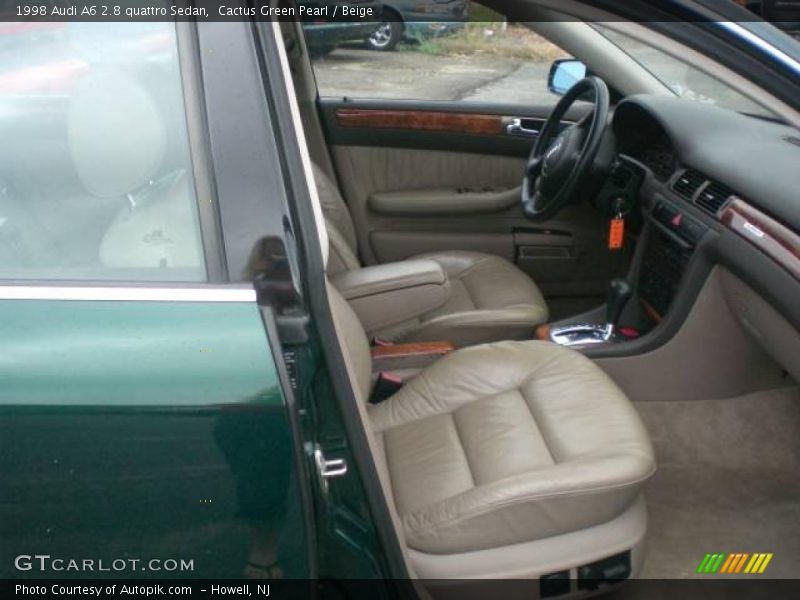 Cactus Green Pearl / Beige 1998 Audi A6 2.8 quattro Sedan