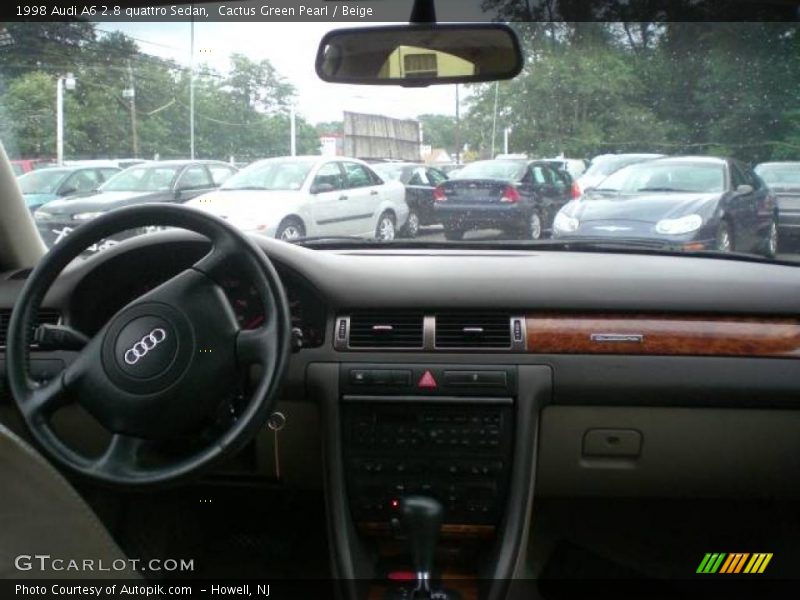Cactus Green Pearl / Beige 1998 Audi A6 2.8 quattro Sedan