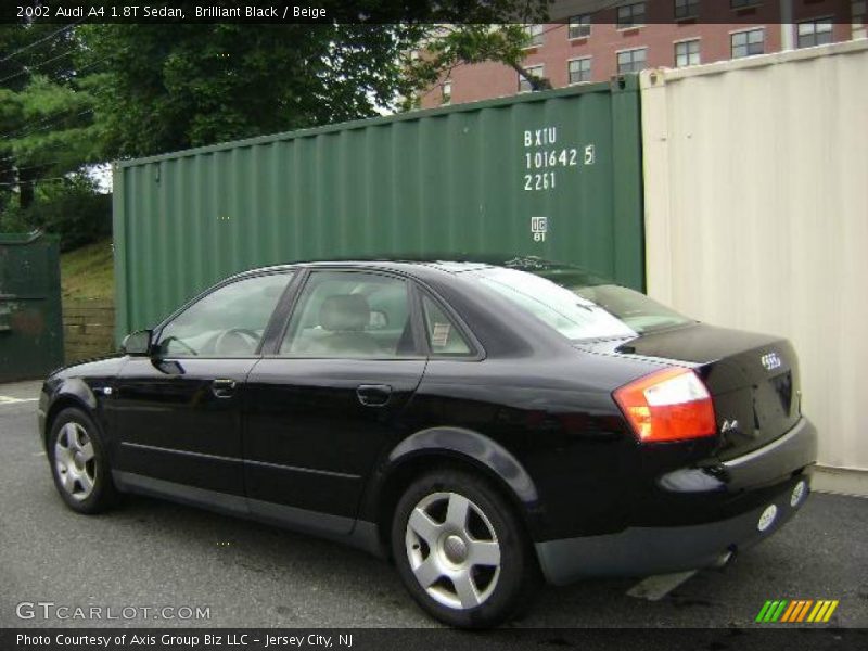 Brilliant Black / Beige 2002 Audi A4 1.8T Sedan