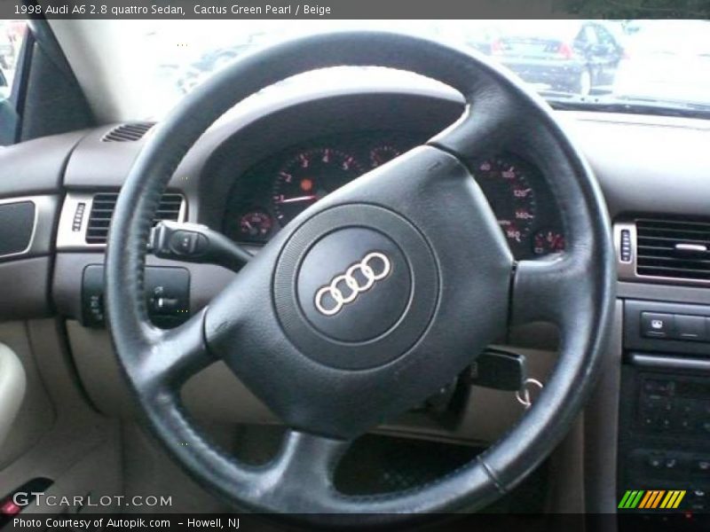 Cactus Green Pearl / Beige 1998 Audi A6 2.8 quattro Sedan