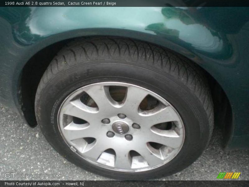 Cactus Green Pearl / Beige 1998 Audi A6 2.8 quattro Sedan