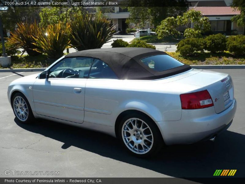 Light Silver Metallic / Black 2006 Audi S4 4.2 quattro Cabriolet
