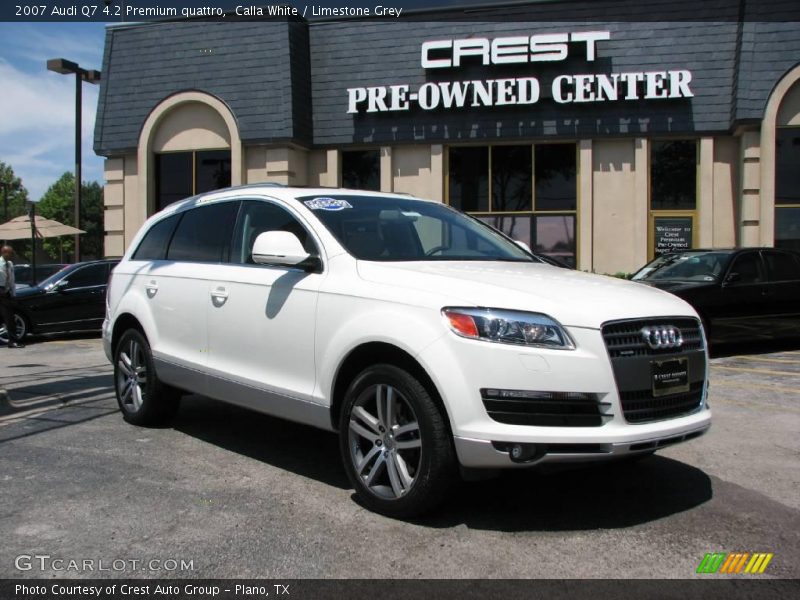 Calla White / Limestone Grey 2007 Audi Q7 4.2 Premium quattro