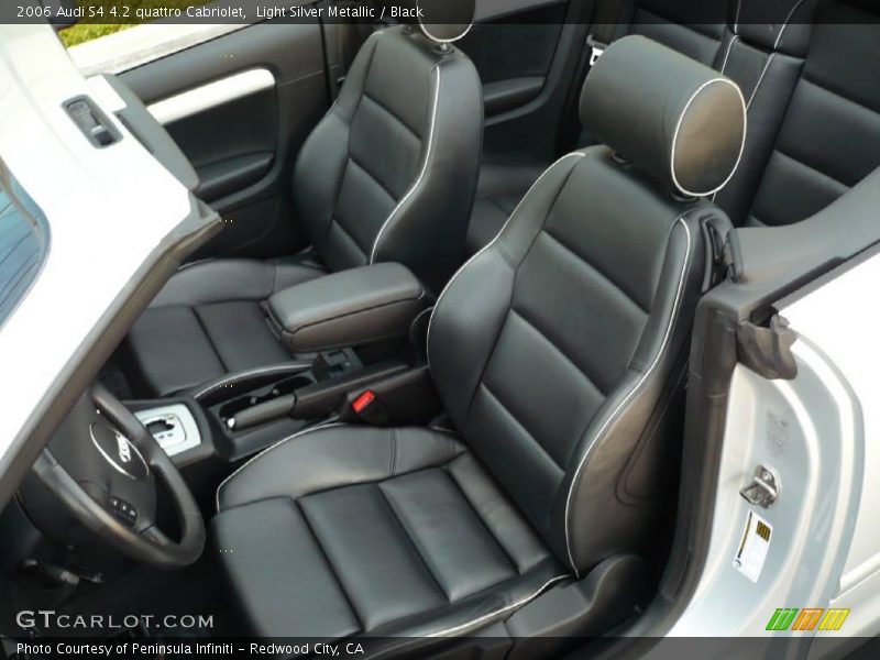 Light Silver Metallic / Black 2006 Audi S4 4.2 quattro Cabriolet