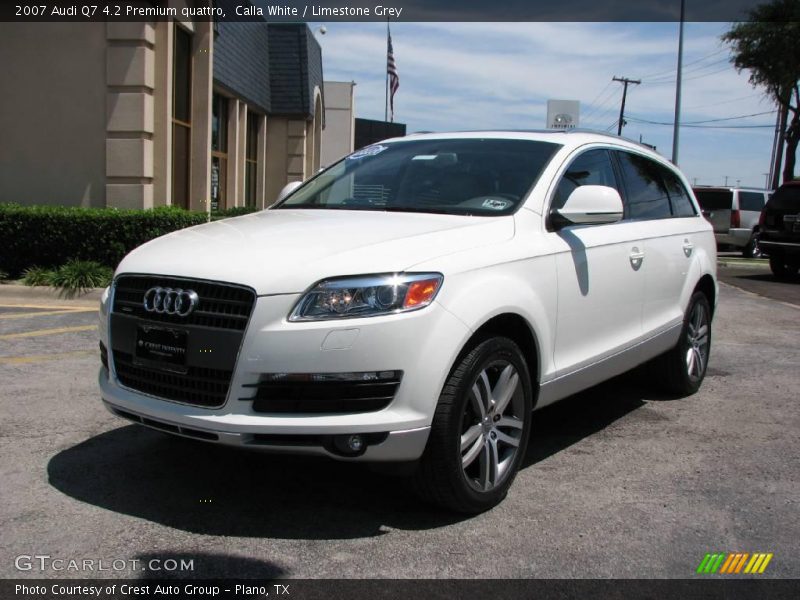 Calla White / Limestone Grey 2007 Audi Q7 4.2 Premium quattro