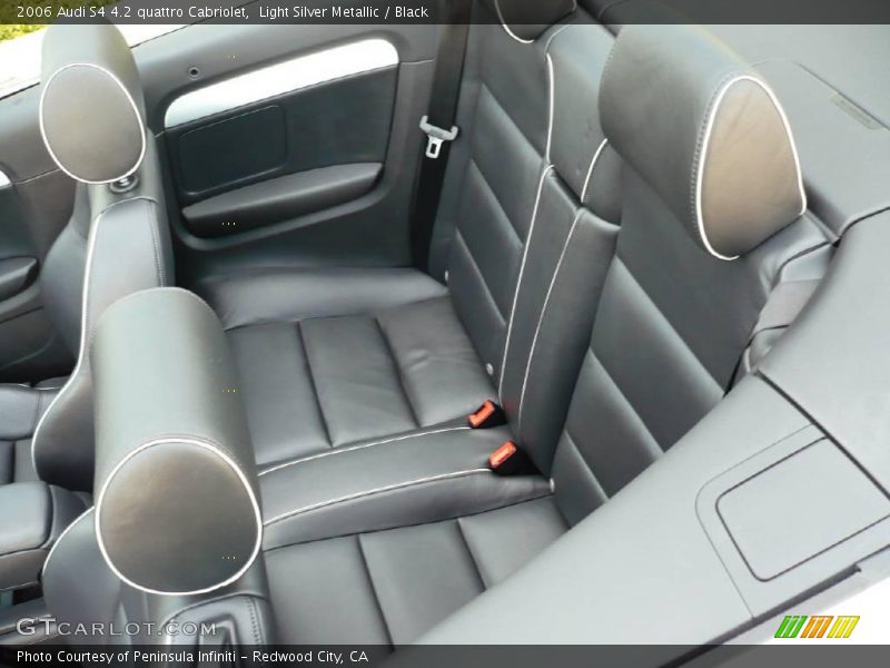 Light Silver Metallic / Black 2006 Audi S4 4.2 quattro Cabriolet
