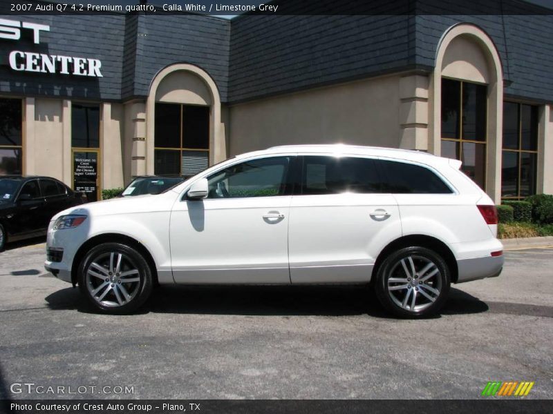 Calla White / Limestone Grey 2007 Audi Q7 4.2 Premium quattro