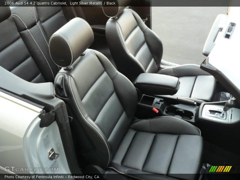 Light Silver Metallic / Black 2006 Audi S4 4.2 quattro Cabriolet