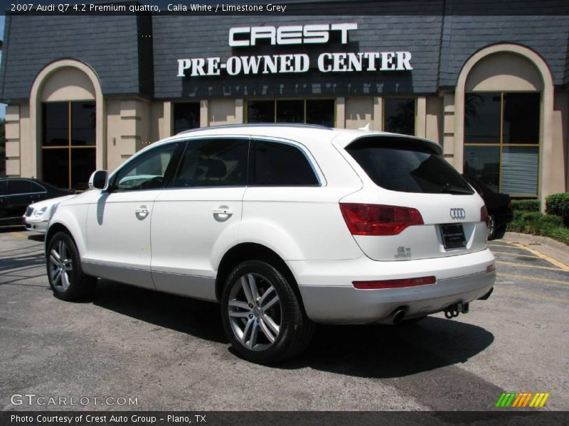 Calla White / Limestone Grey 2007 Audi Q7 4.2 Premium quattro