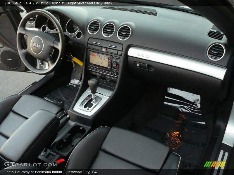 Light Silver Metallic / Black 2006 Audi S4 4.2 quattro Cabriolet