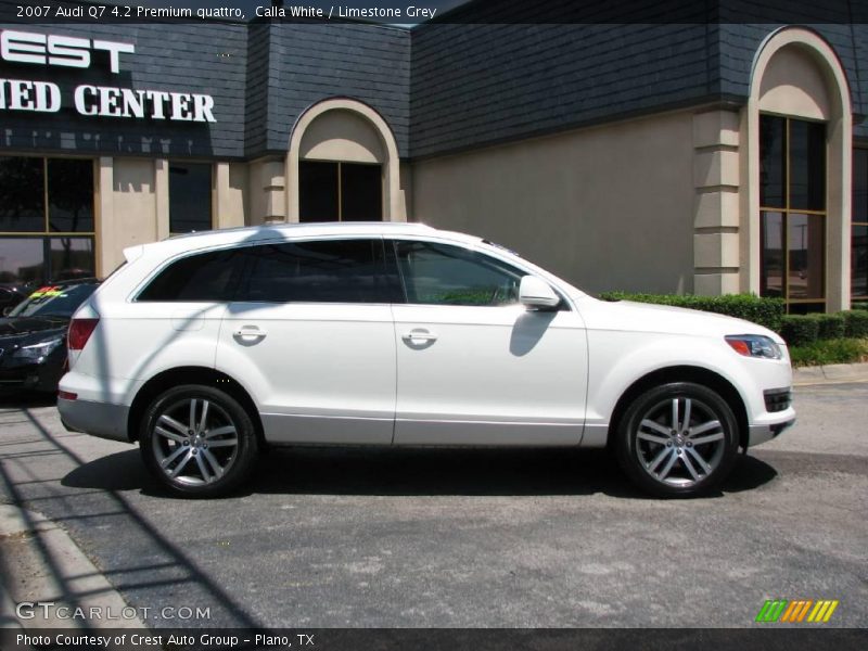 Calla White / Limestone Grey 2007 Audi Q7 4.2 Premium quattro
