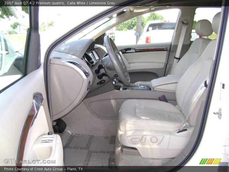 Calla White / Limestone Grey 2007 Audi Q7 4.2 Premium quattro