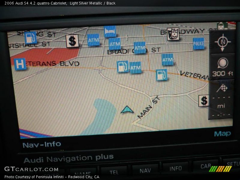 Light Silver Metallic / Black 2006 Audi S4 4.2 quattro Cabriolet