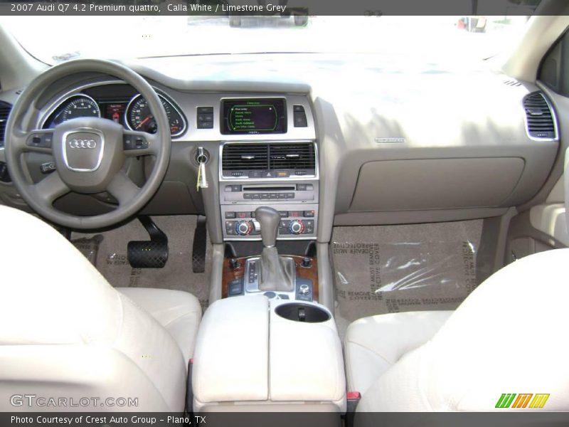 Calla White / Limestone Grey 2007 Audi Q7 4.2 Premium quattro