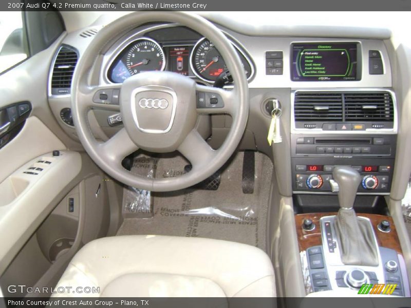 Calla White / Limestone Grey 2007 Audi Q7 4.2 Premium quattro