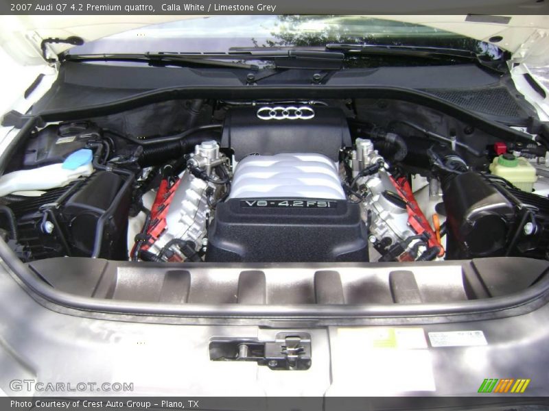 Calla White / Limestone Grey 2007 Audi Q7 4.2 Premium quattro