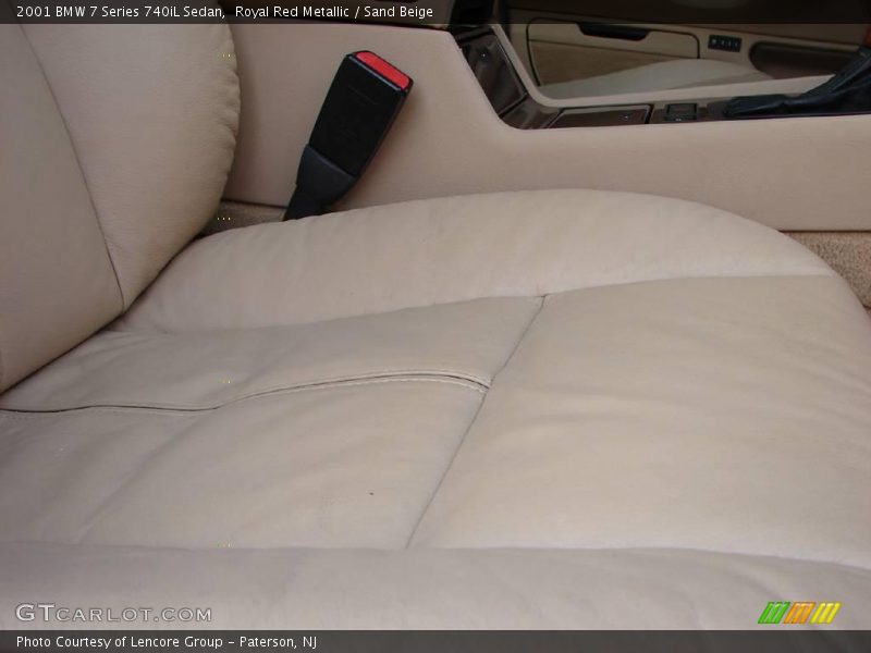 Royal Red Metallic / Sand Beige 2001 BMW 7 Series 740iL Sedan