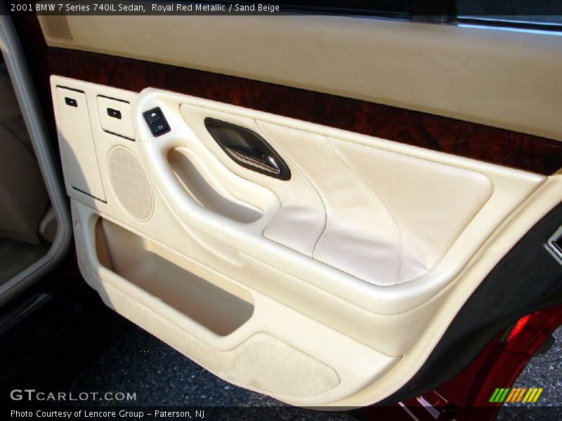 Royal Red Metallic / Sand Beige 2001 BMW 7 Series 740iL Sedan