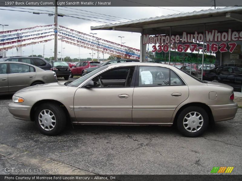 Light Sandrift Metallic / Neutral 1997 Buick Century Custom