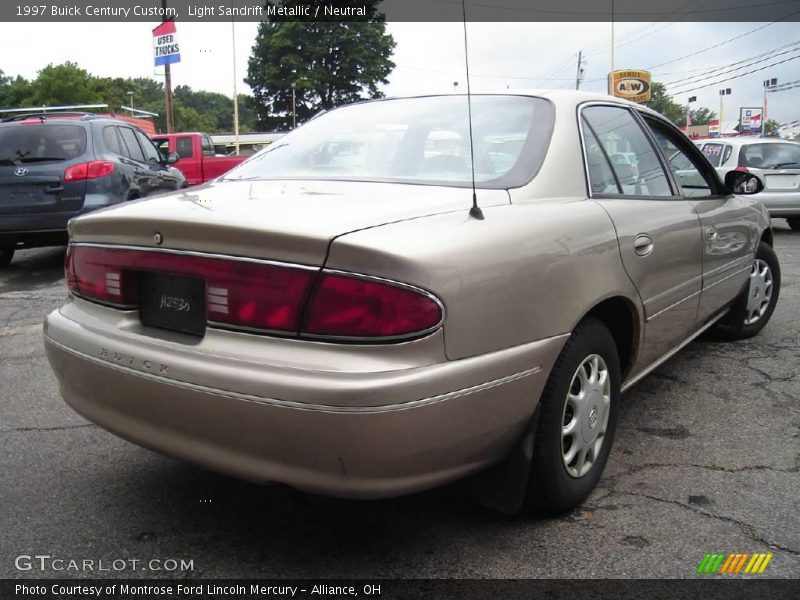 Light Sandrift Metallic / Neutral 1997 Buick Century Custom