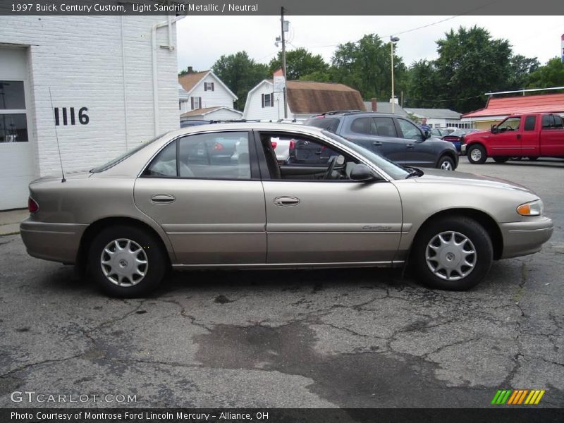 Light Sandrift Metallic / Neutral 1997 Buick Century Custom