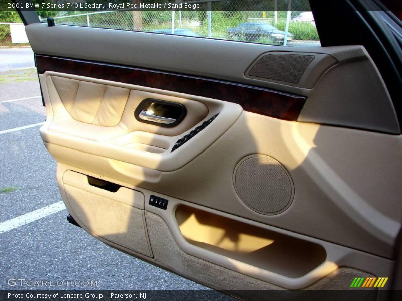 Royal Red Metallic / Sand Beige 2001 BMW 7 Series 740iL Sedan