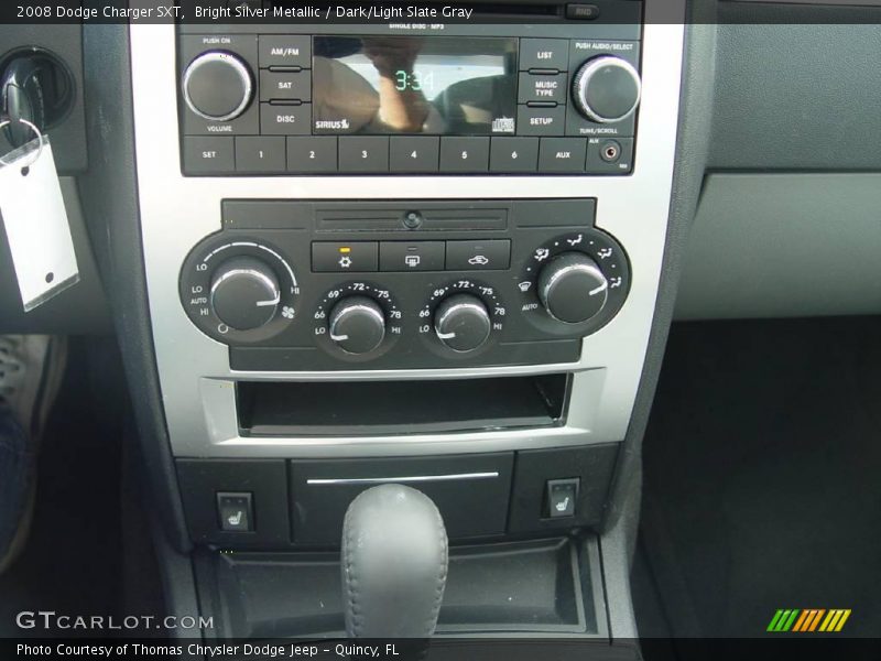 Bright Silver Metallic / Dark/Light Slate Gray 2008 Dodge Charger SXT
