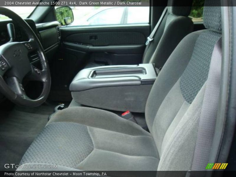 Dark Green Metallic / Dark Charcoal 2004 Chevrolet Avalanche 1500 Z71 4x4