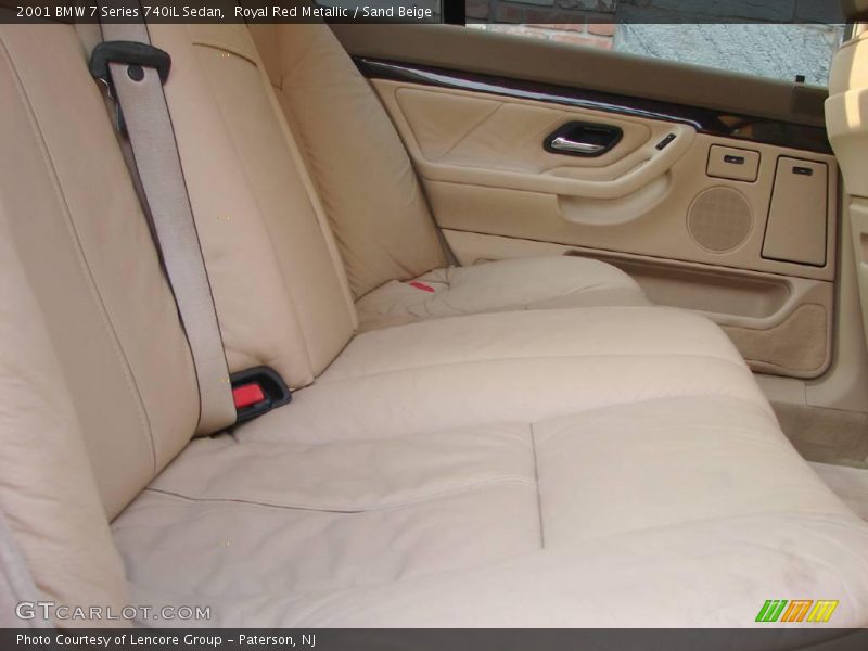 Royal Red Metallic / Sand Beige 2001 BMW 7 Series 740iL Sedan