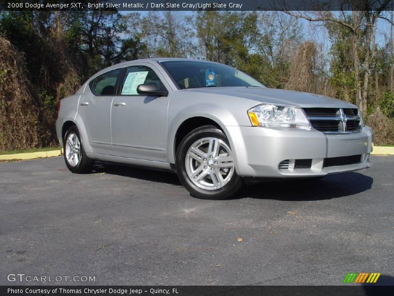 Bright Silver Metallic / Dark Slate Gray/Light Slate Gray 2008 Dodge Avenger SXT
