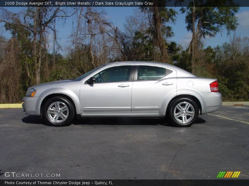 Bright Silver Metallic / Dark Slate Gray/Light Slate Gray 2008 Dodge Avenger SXT