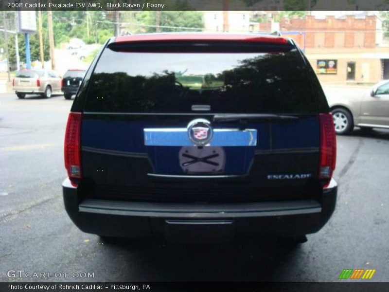 Black Raven / Ebony 2008 Cadillac Escalade ESV AWD
