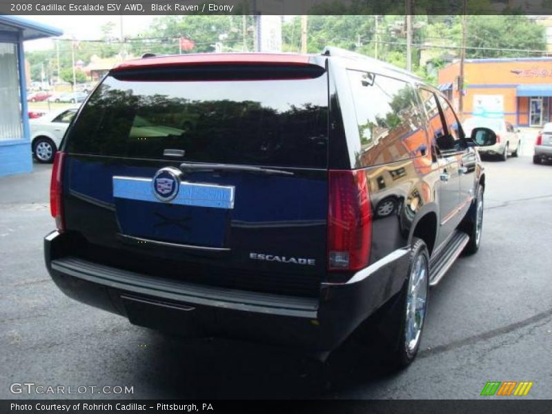 Black Raven / Ebony 2008 Cadillac Escalade ESV AWD