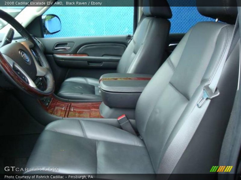 Black Raven / Ebony 2008 Cadillac Escalade ESV AWD
