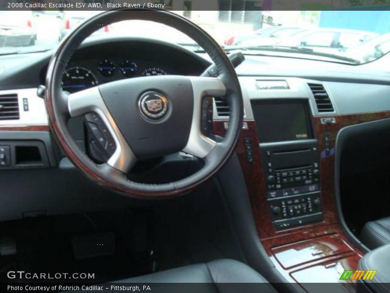 Black Raven / Ebony 2008 Cadillac Escalade ESV AWD