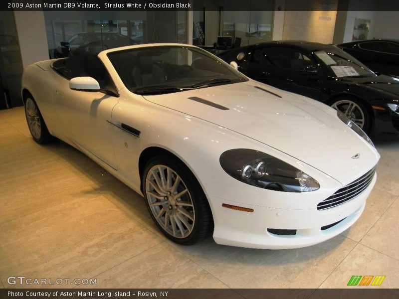 Stratus White / Obsidian Black 2009 Aston Martin DB9 Volante